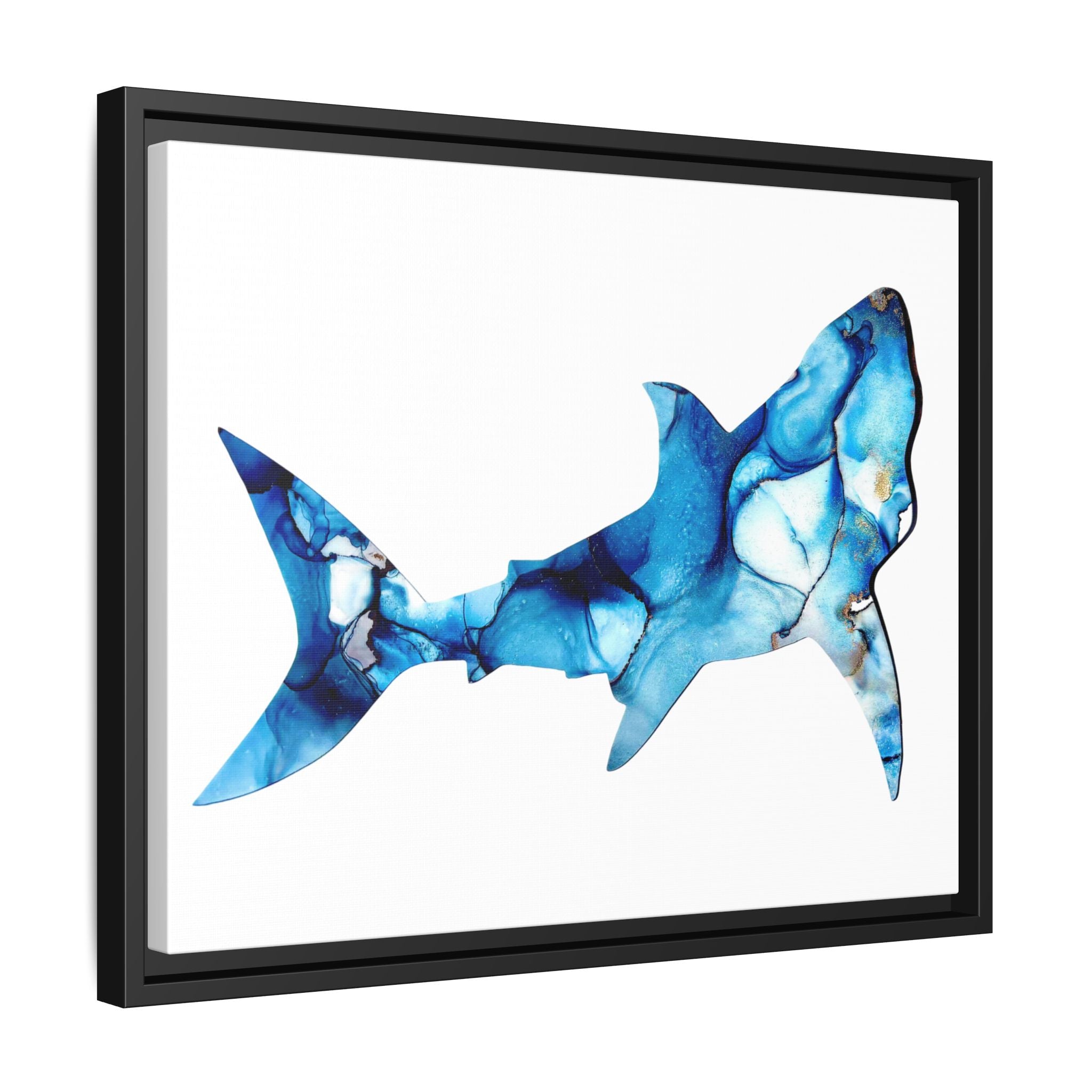 Great White 1, Matte Canvas, Framed (Multi-color)