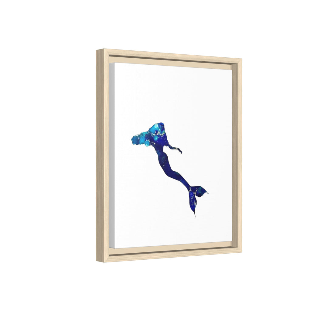 Mermaid 2, Matte Canvas, Framed (Multi-color)