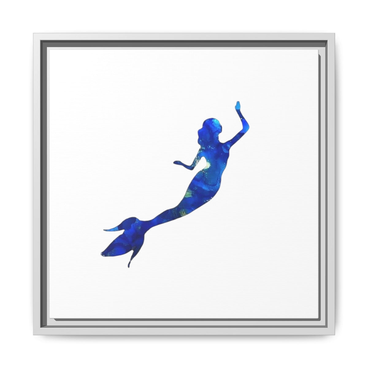 Mermaid 1, Matte Canvas, Framed (Multi-color)