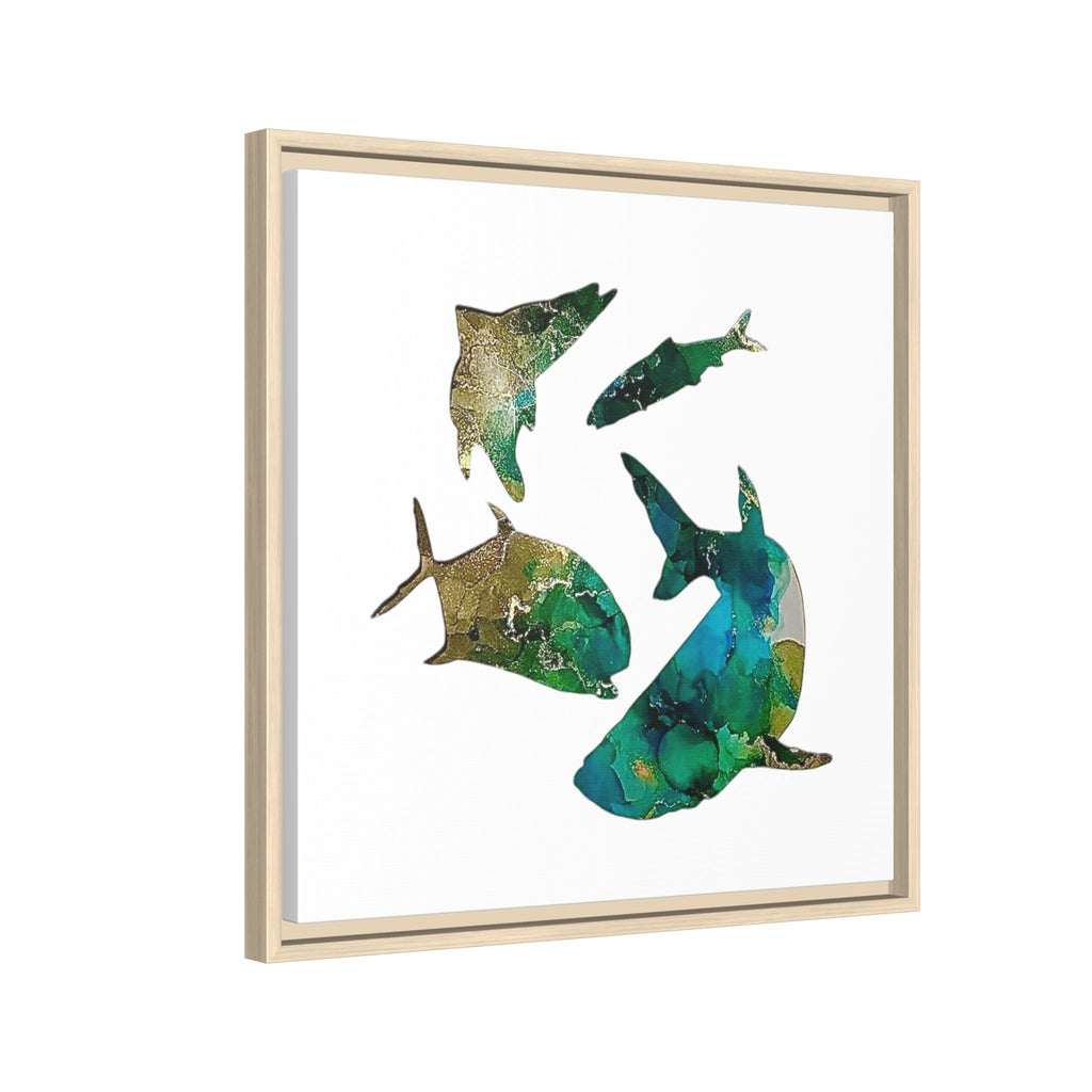 Matte Canvas, Framed (Multi-color)