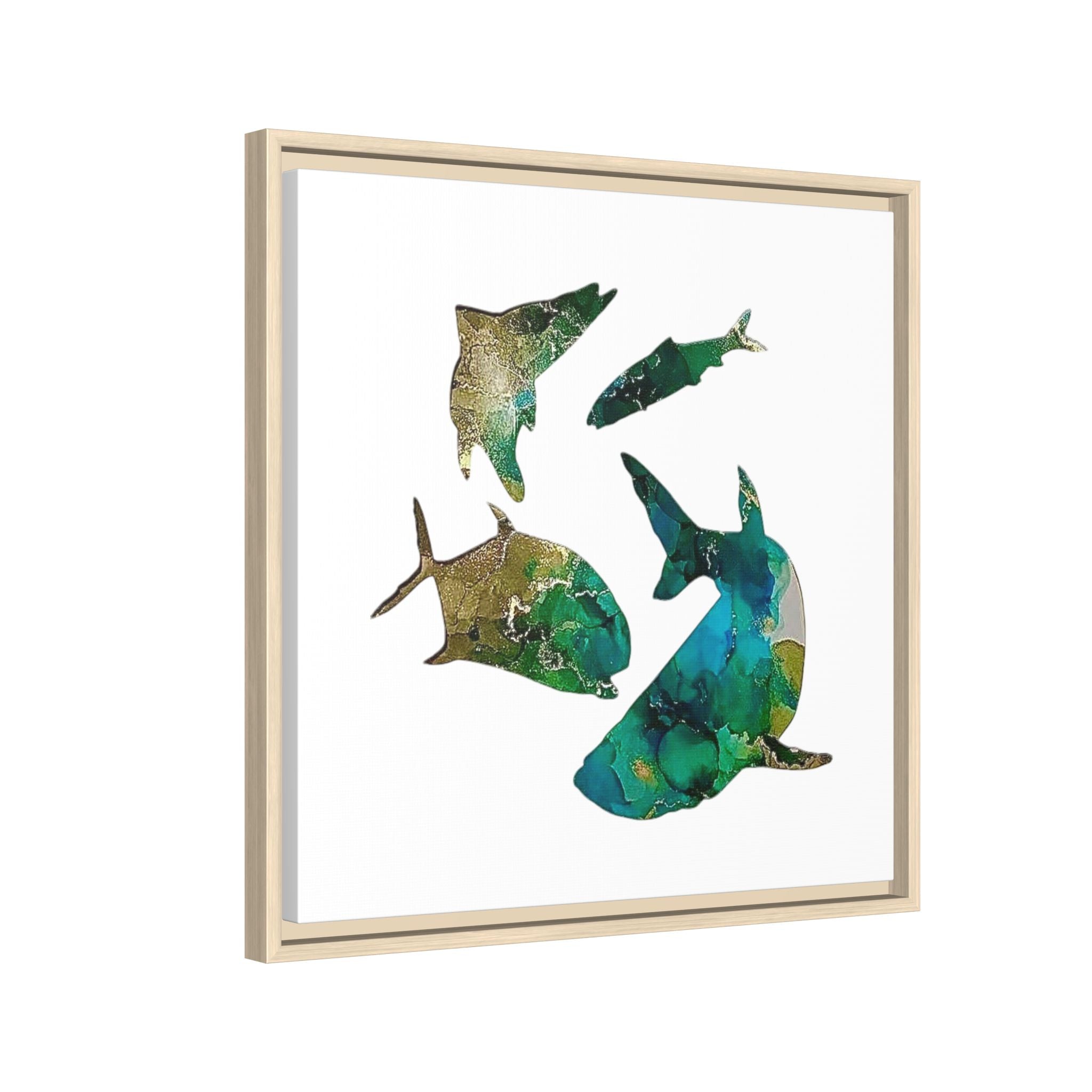 Matte Canvas, Framed (Multi-color)