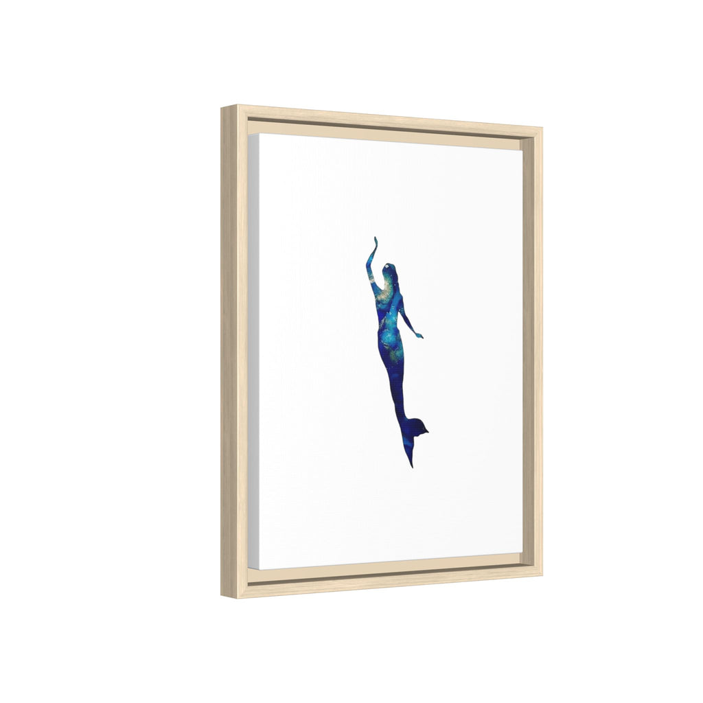 Mermaid 3, Matte Canvas, Framed (Multi-color)