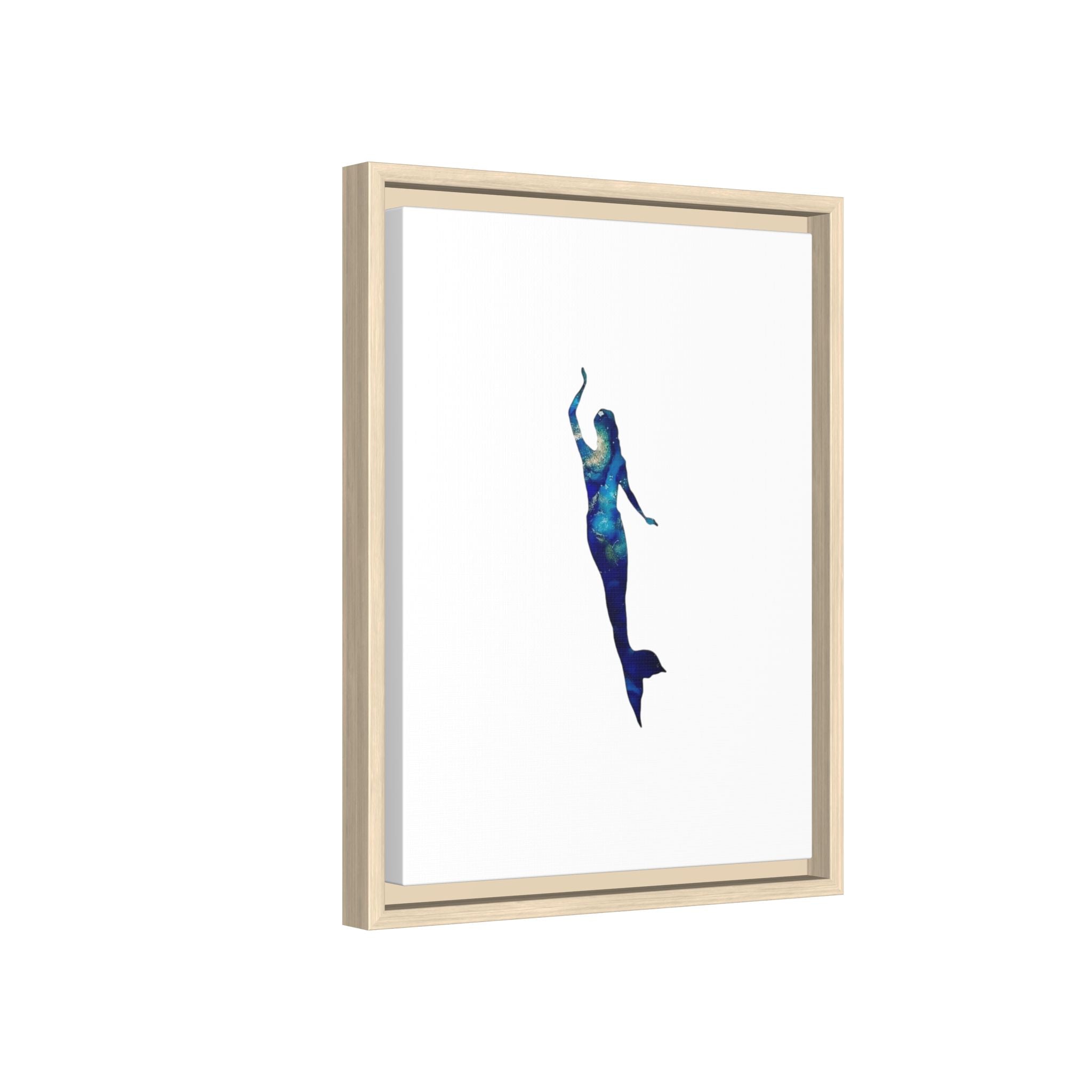 Mermaid 3, Matte Canvas, Framed (Multi-color)