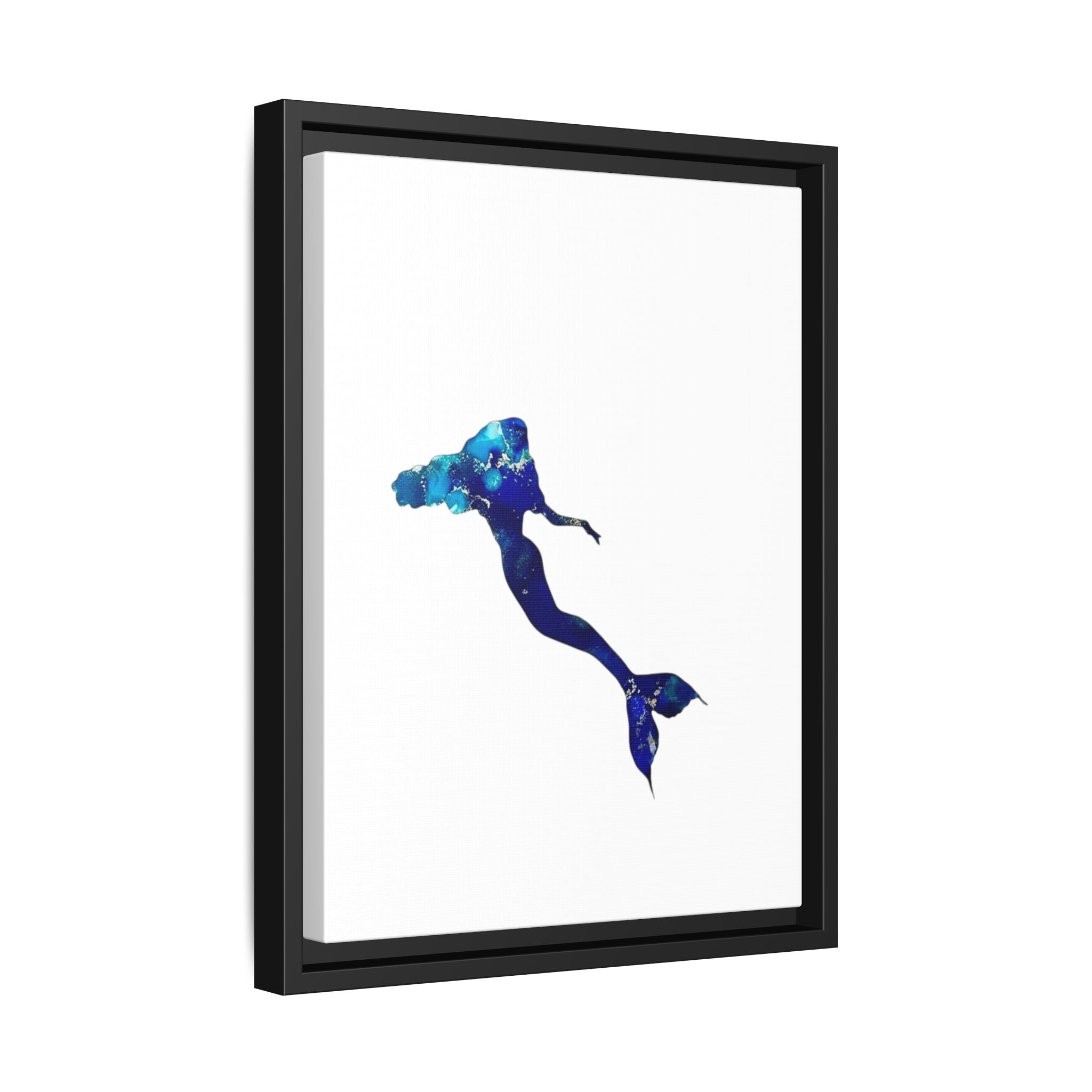 Mermaid 2, Matte Canvas, Framed (Multi-color)