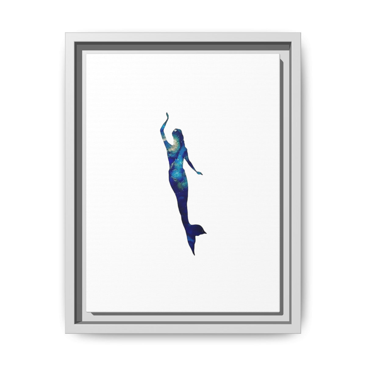 Mermaid 3, Matte Canvas, Framed (Multi-color)