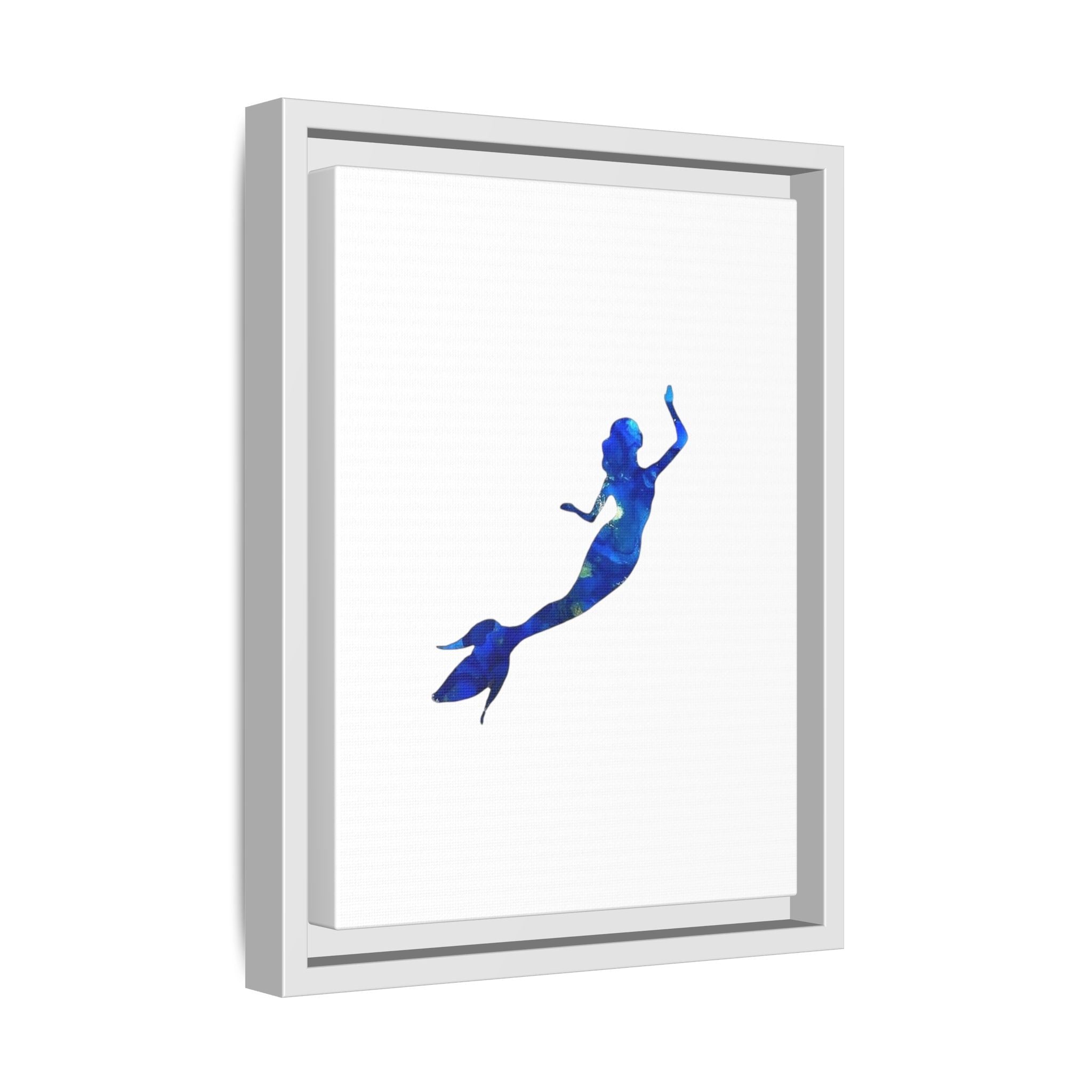Mermaid 1, Matte Canvas, Framed (Multi-color)