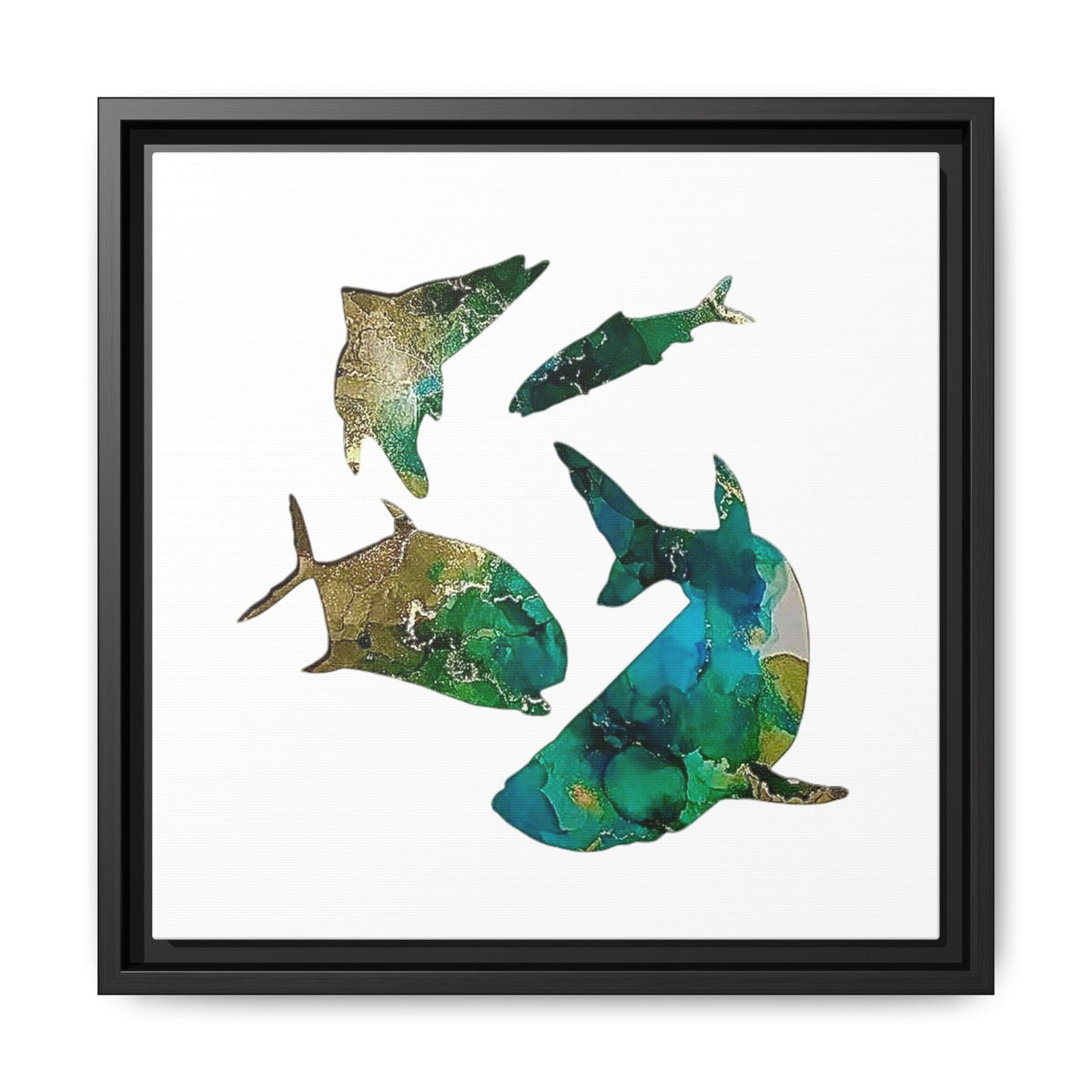 Matte Canvas, Framed (Multi-color)