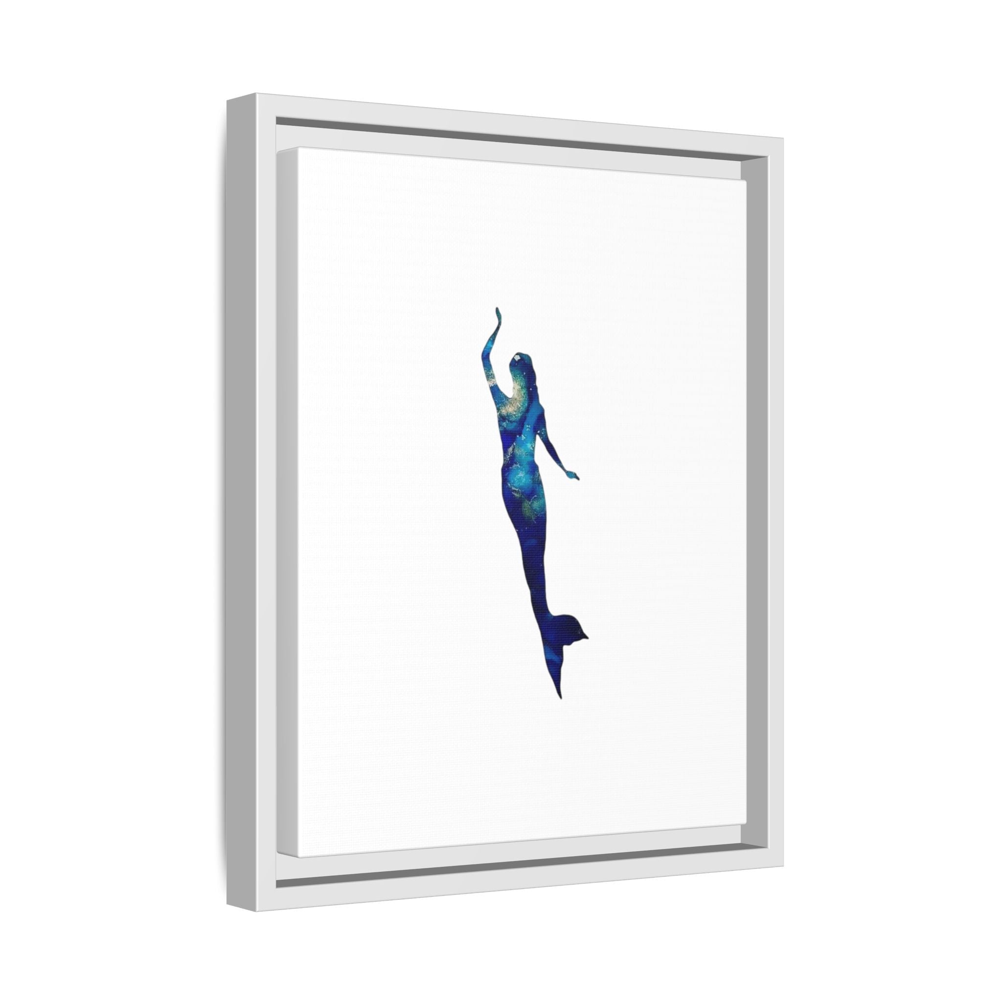 Mermaid 3, Matte Canvas, Framed (Multi-color)