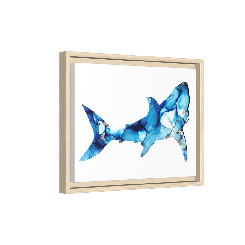Great White 1, Matte Canvas, Framed (Multi-color)