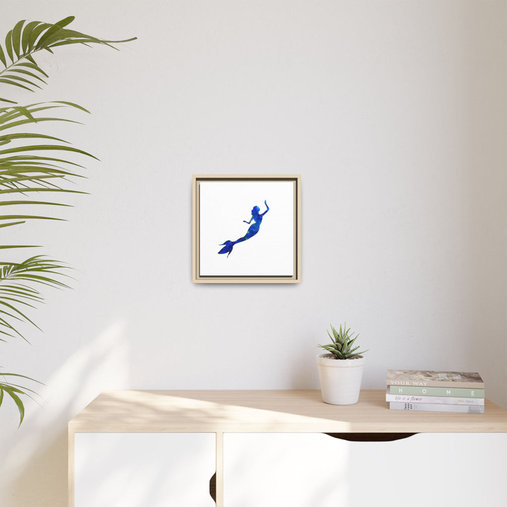 Mermaid 1, Matte Canvas, Framed (Multi-color)