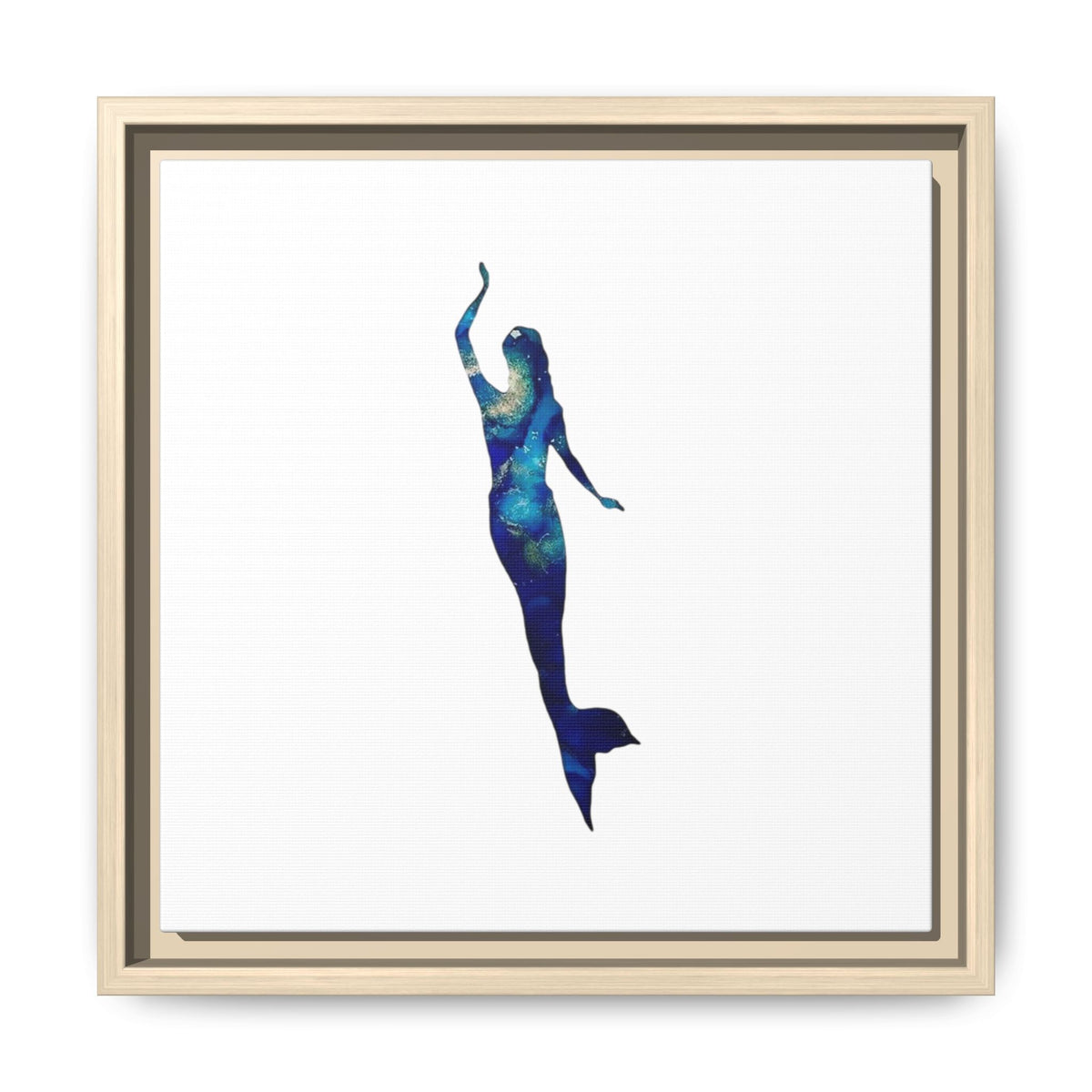 Mermaid 3, Matte Canvas, Framed (Multi-color)