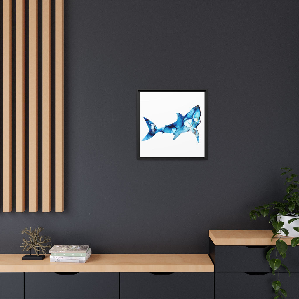 Great White 1, Matte Canvas, Framed (Multi-color)
