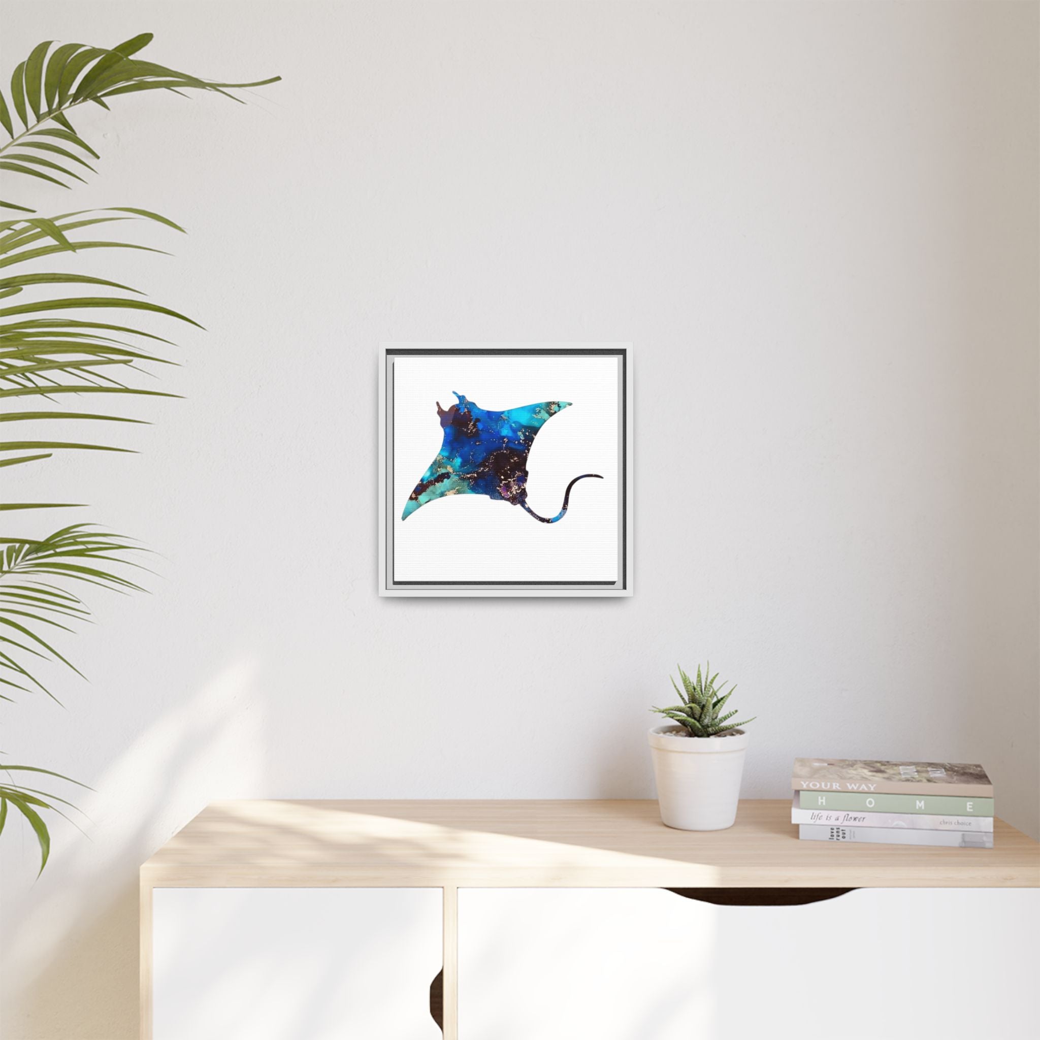 Ray 2, Matte Canvas, Framed (Multi-color)