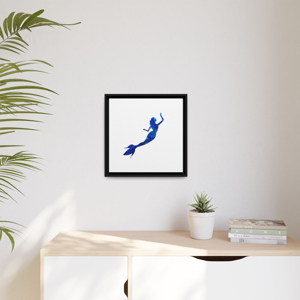 Mermaid 1, Matte Canvas, Framed (Multi-color)