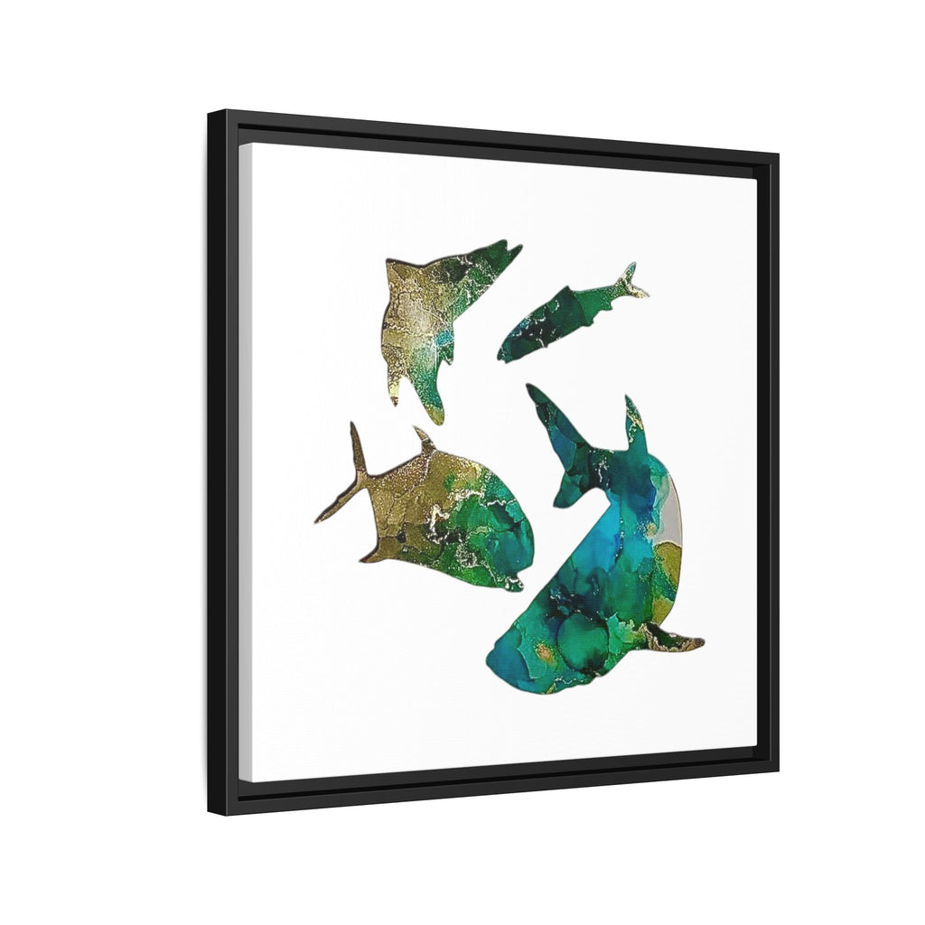 Matte Canvas, Framed (Multi-color)