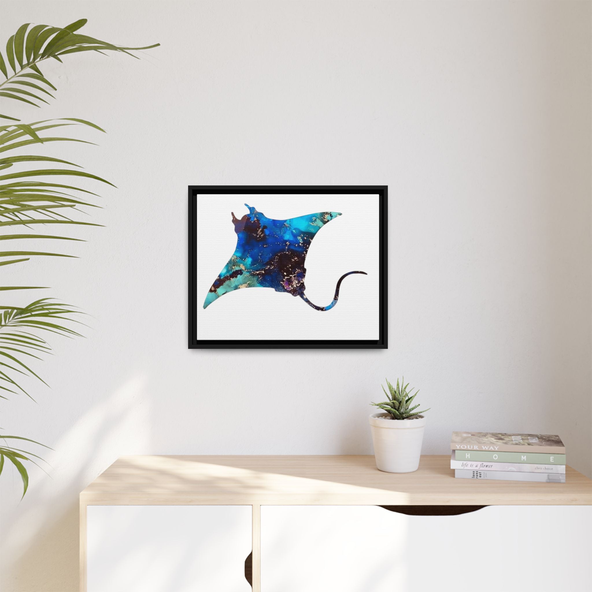 Ray 2, Matte Canvas, Framed (Multi-color)