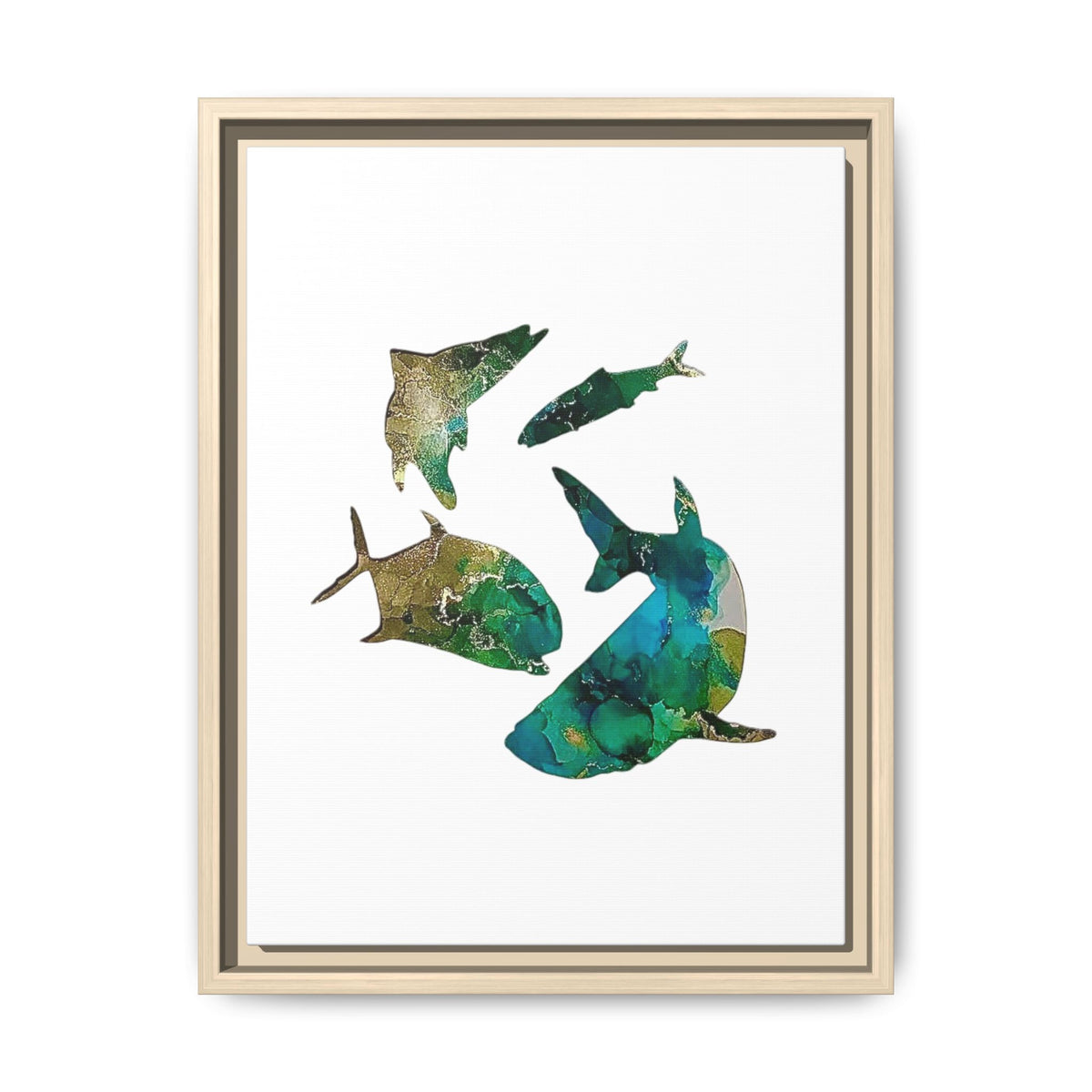 Matte Canvas, Framed (Multi-color)