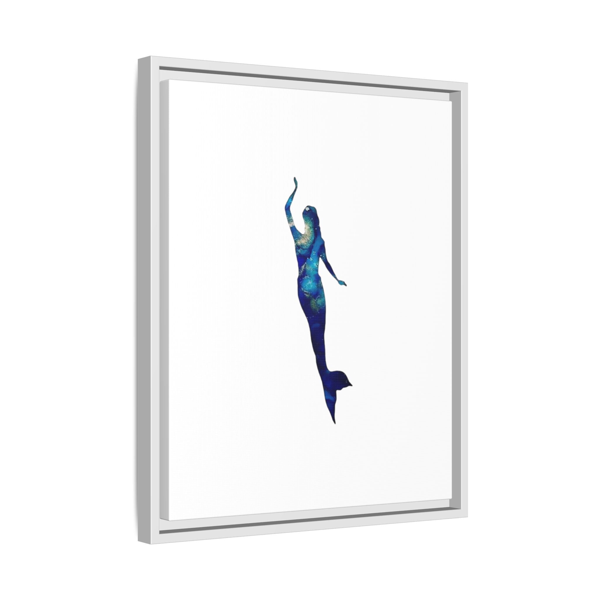 Mermaid 3, Matte Canvas, Framed (Multi-color)