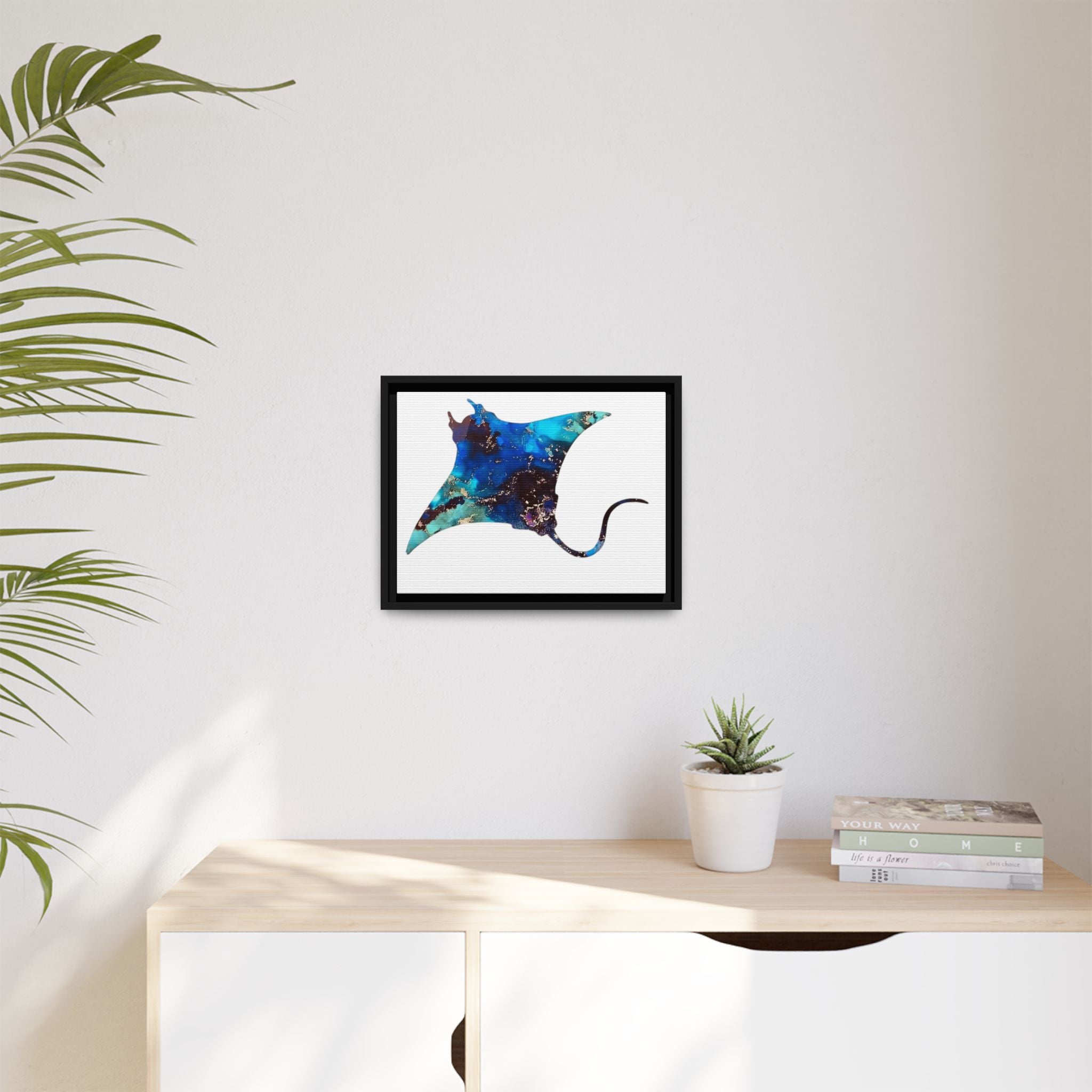 Ray 2, Matte Canvas, Framed (Multi-color)