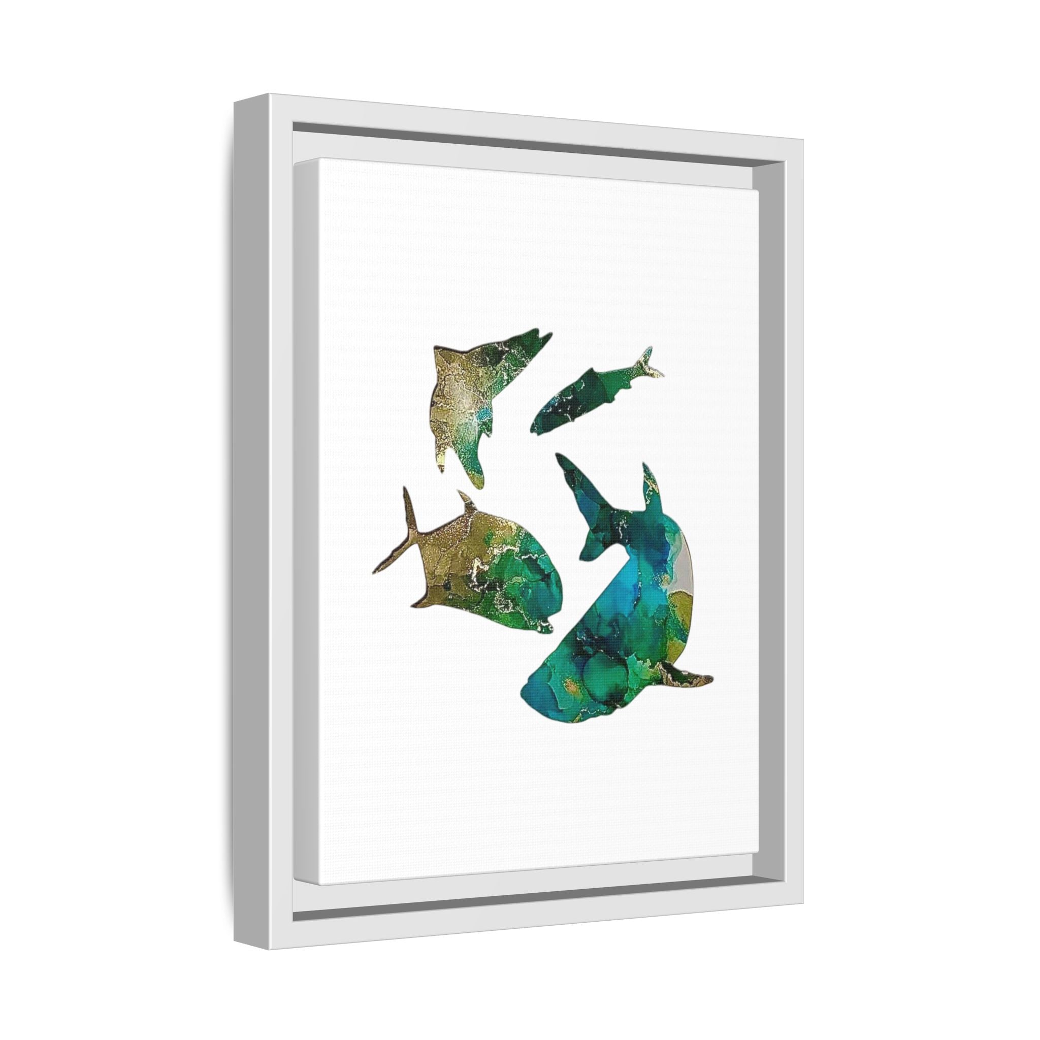 Matte Canvas, Framed (Multi-color)