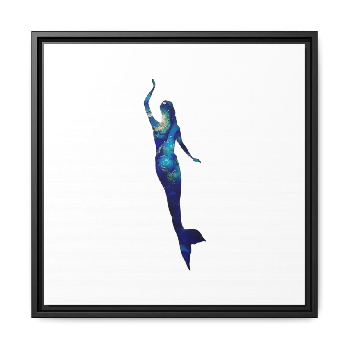 Mermaid 3, Matte Canvas, Framed (Multi-color)