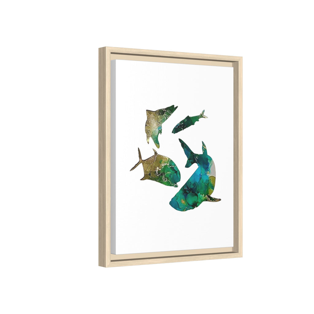 Matte Canvas, Framed (Multi-color)