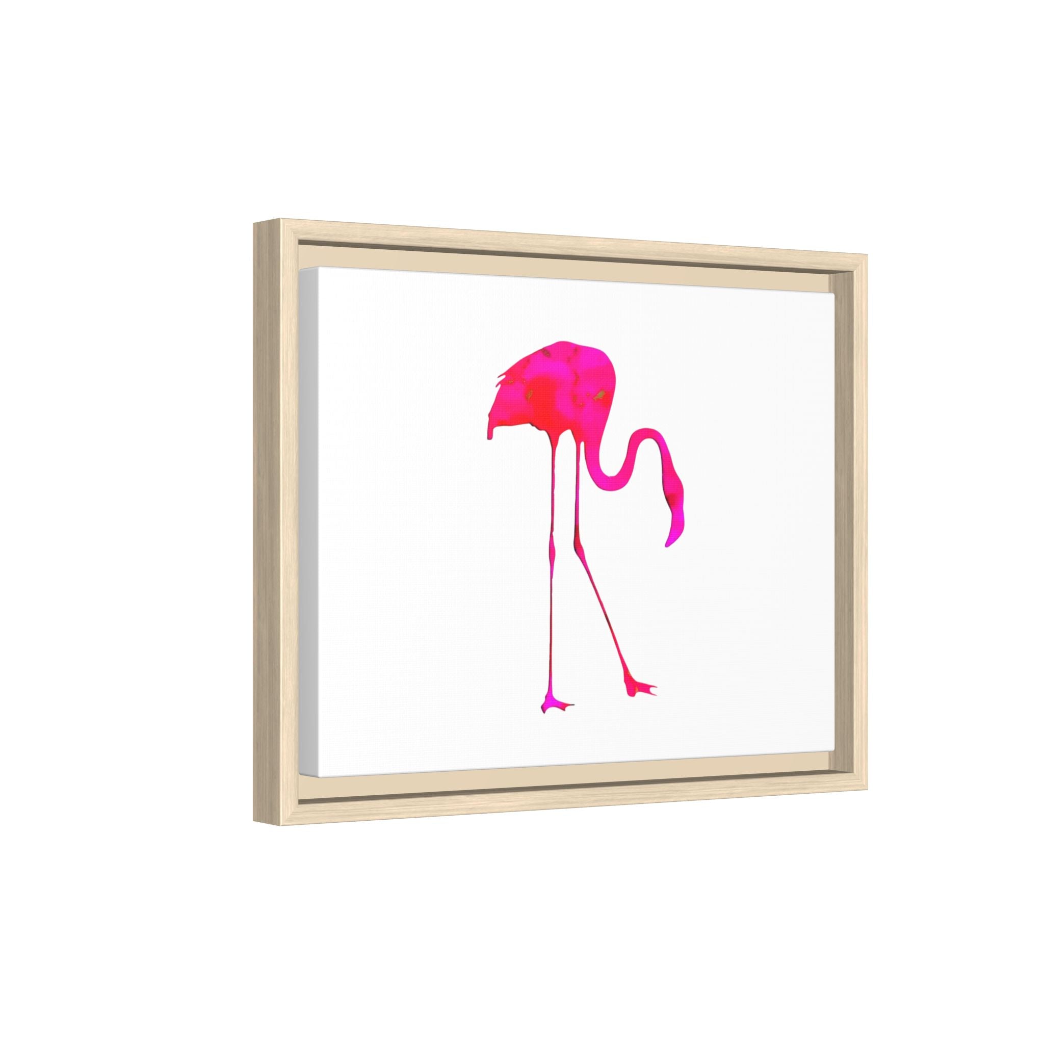 Flamingo 2, Matte Canvas, Framed (Multi-color)