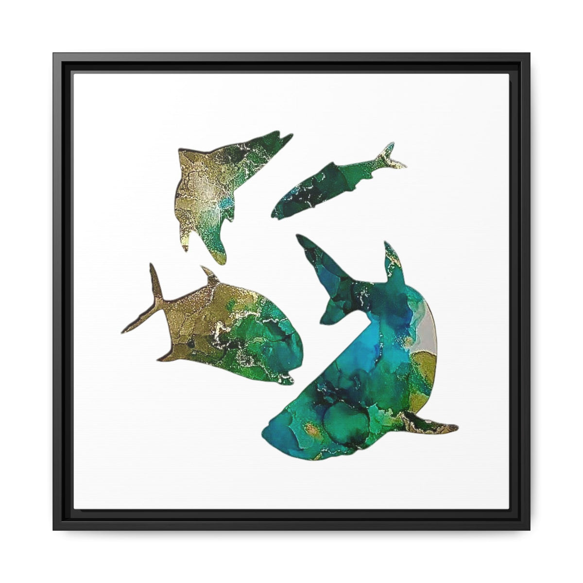 Matte Canvas, Framed (Multi-color)
