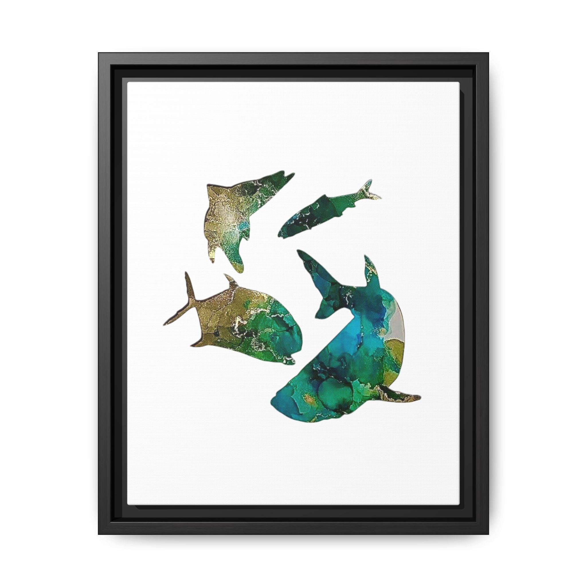 Matte Canvas, Framed (Multi-color)