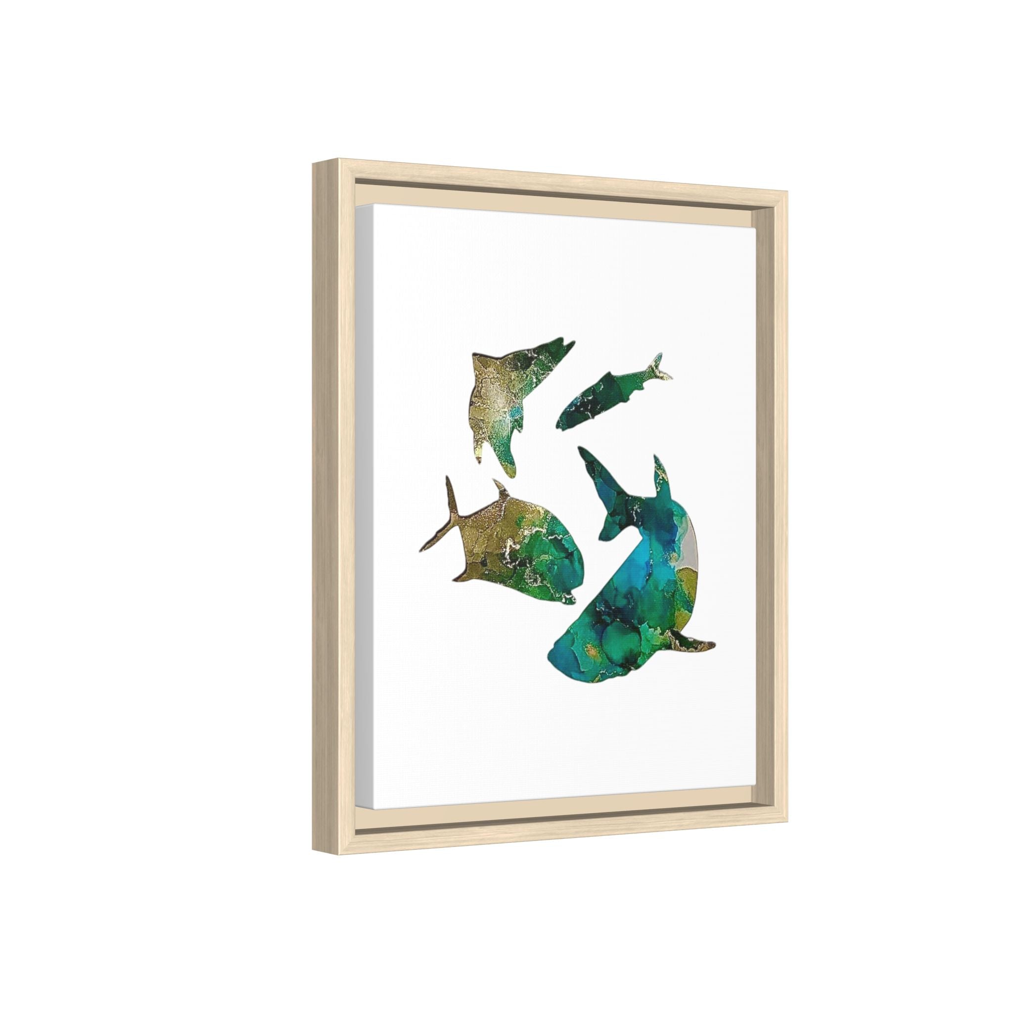 Matte Canvas, Framed (Multi-color)