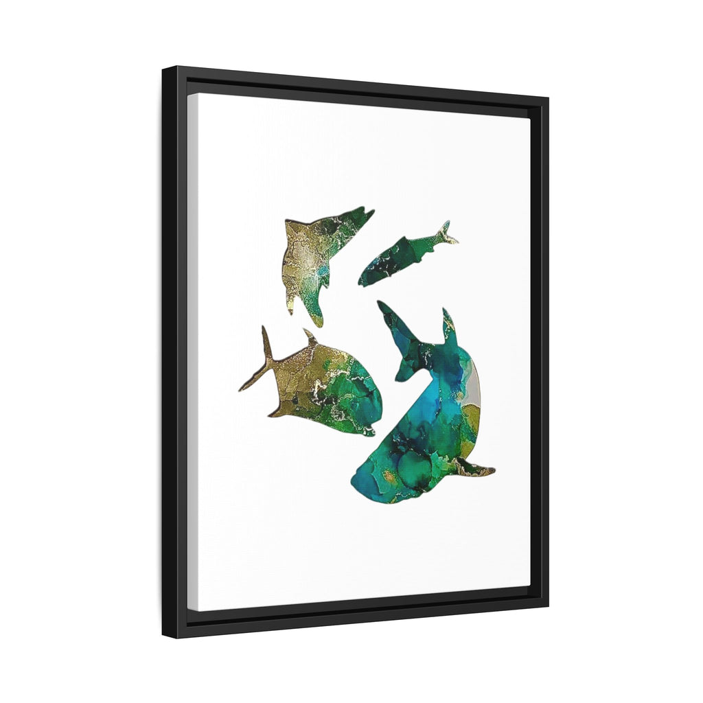 Matte Canvas, Framed (Multi-color)