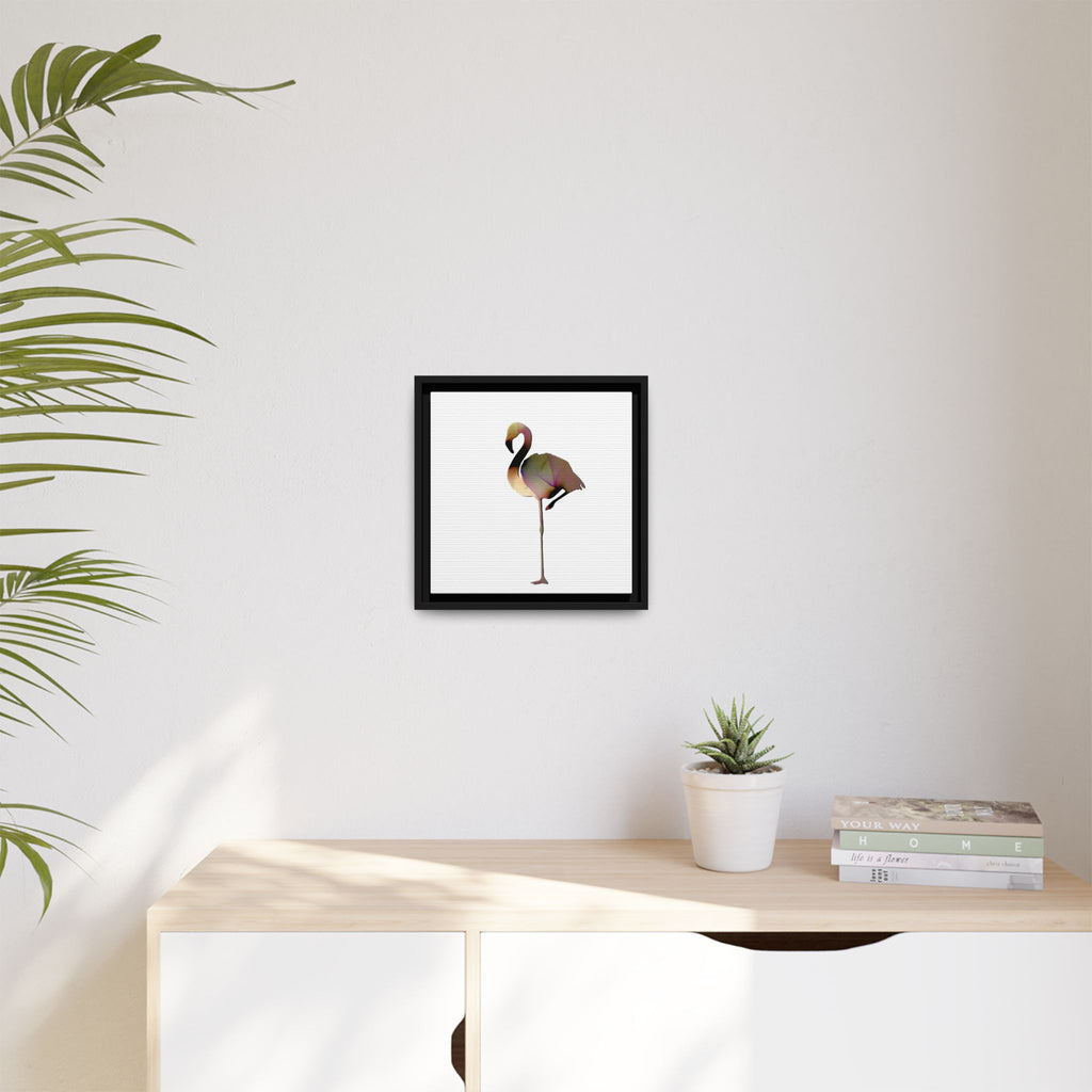 Flamingo 1, Matte Canvas, Framed (Multi-color)