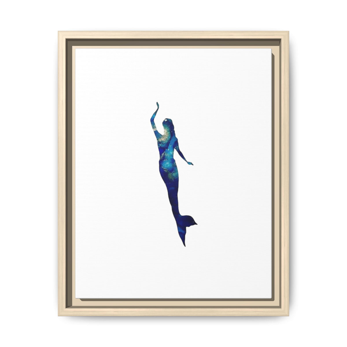 Mermaid 3, Matte Canvas, Framed (Multi-color)
