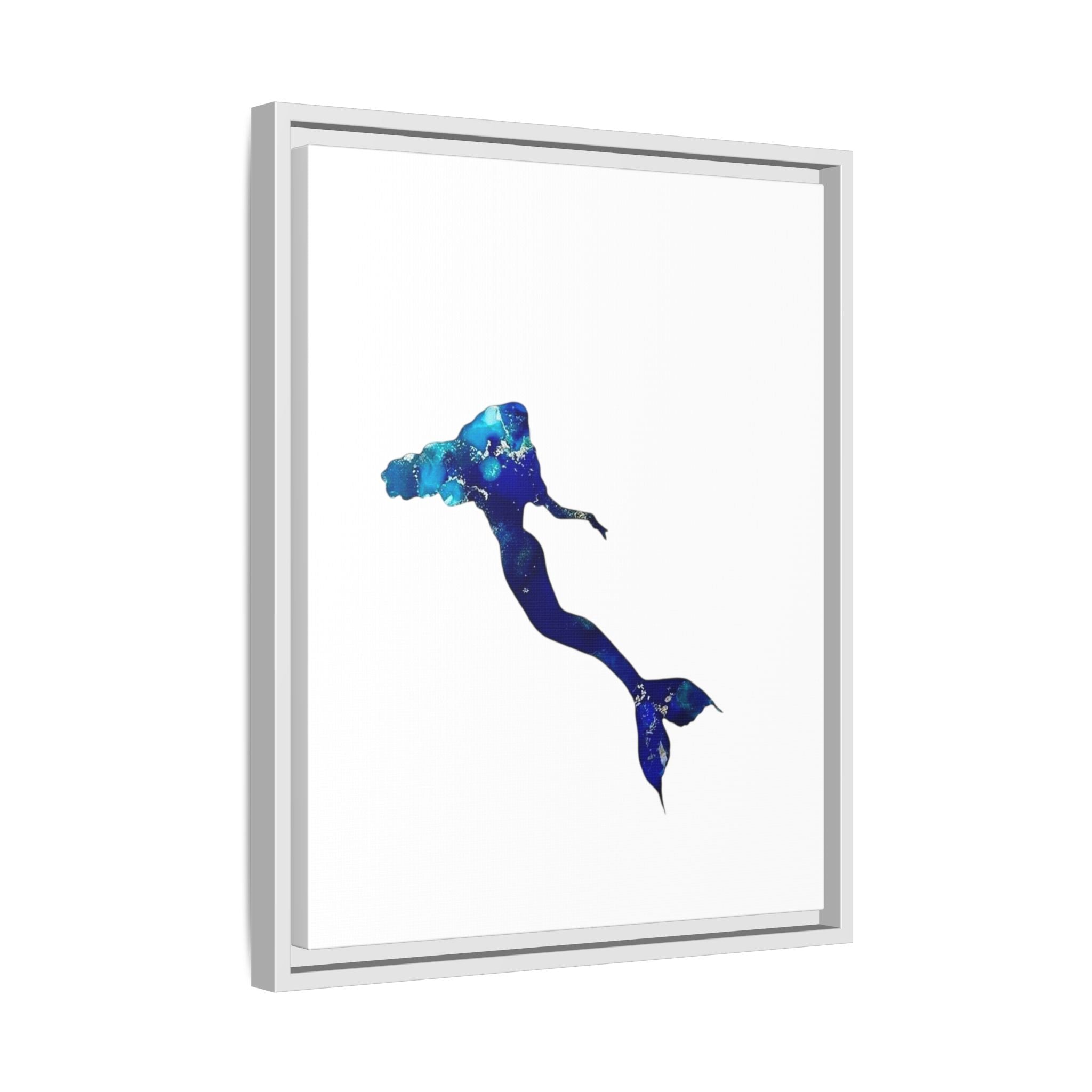 Mermaid 2, Matte Canvas, Framed (Multi-color)