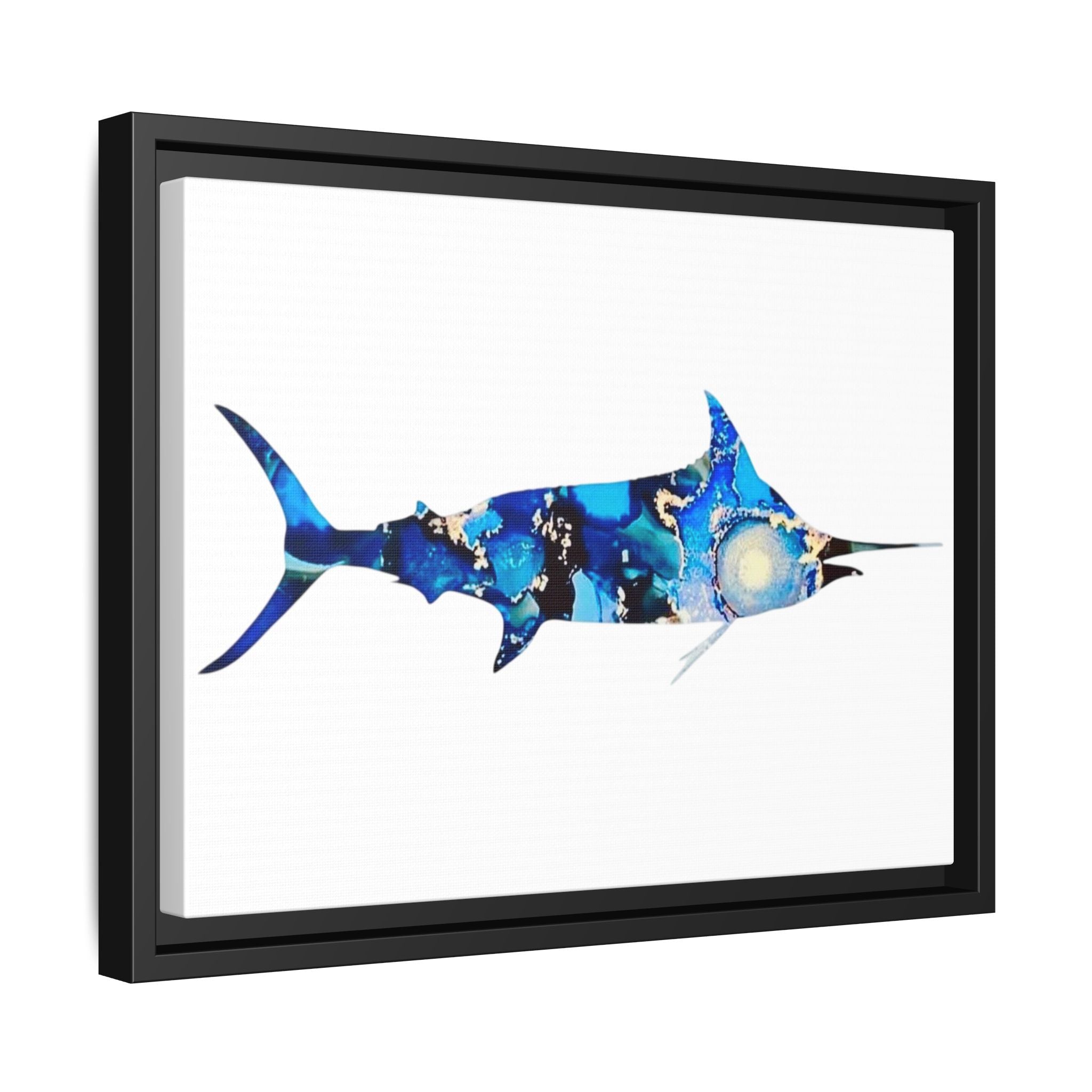 Swordfish, Matte Canvas, Framed (Multi-color)
