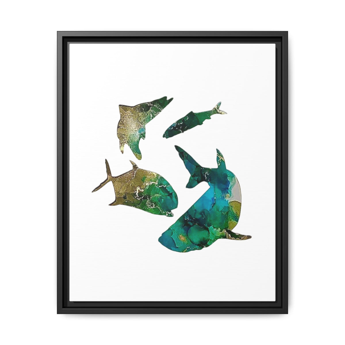 Matte Canvas, Framed (Multi-color)