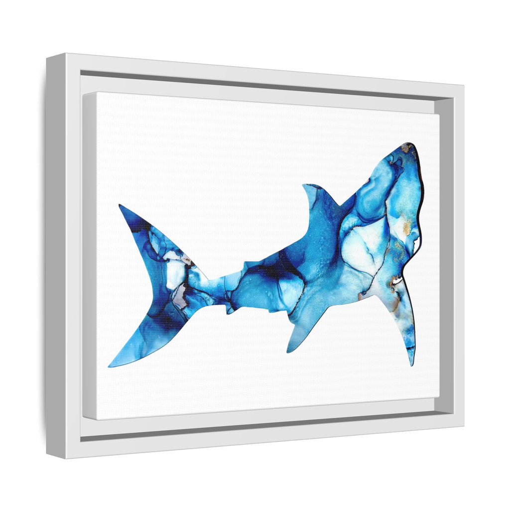 Great White 1, Matte Canvas, Framed (Multi-color)