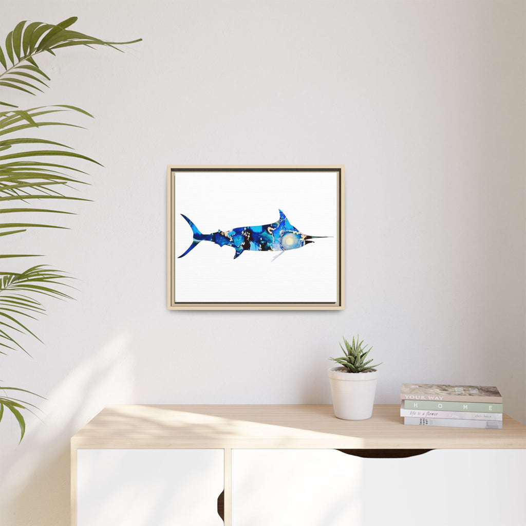 Swordfish, Matte Canvas, Framed (Multi-color)