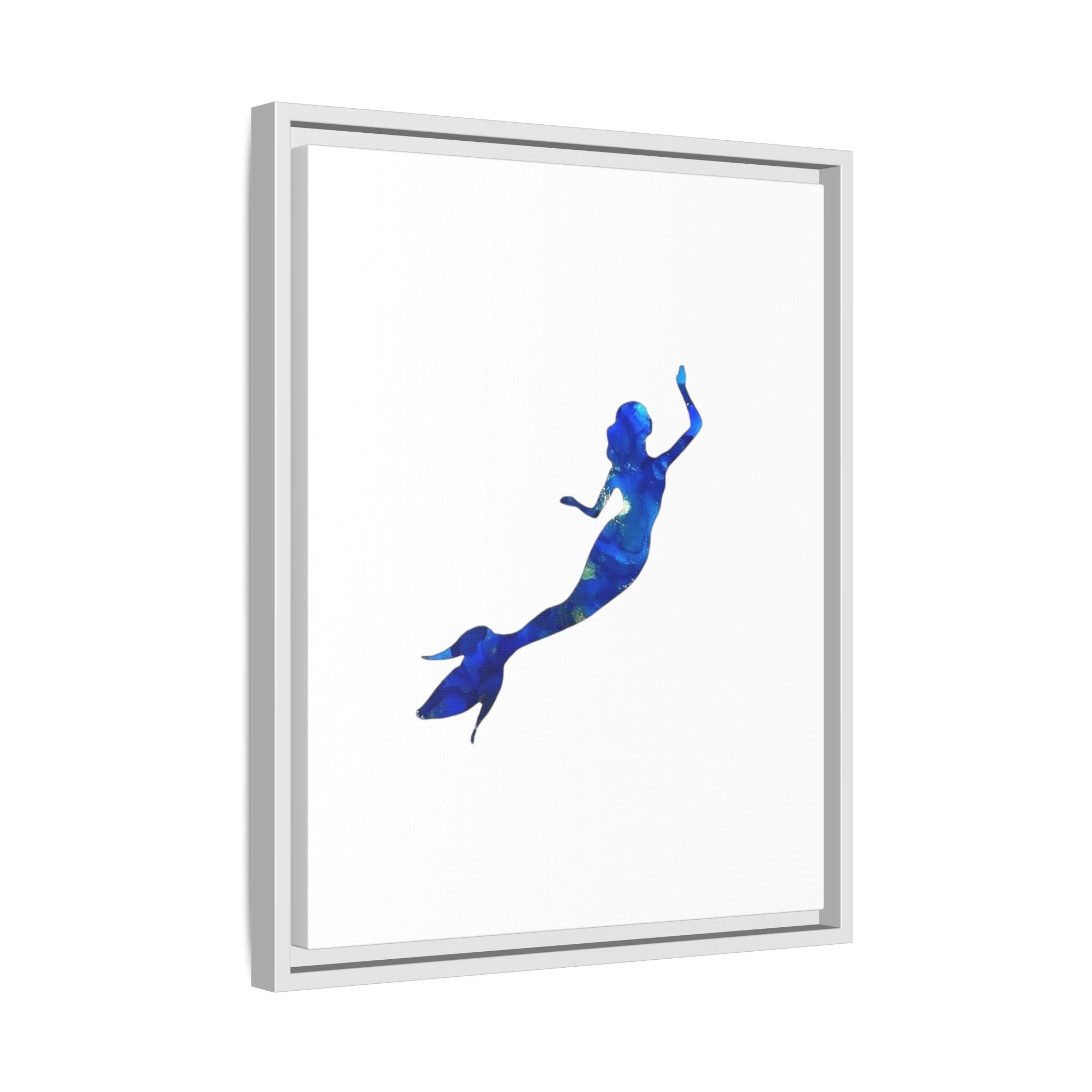 Mermaid 1, Matte Canvas, Framed (Multi-color)