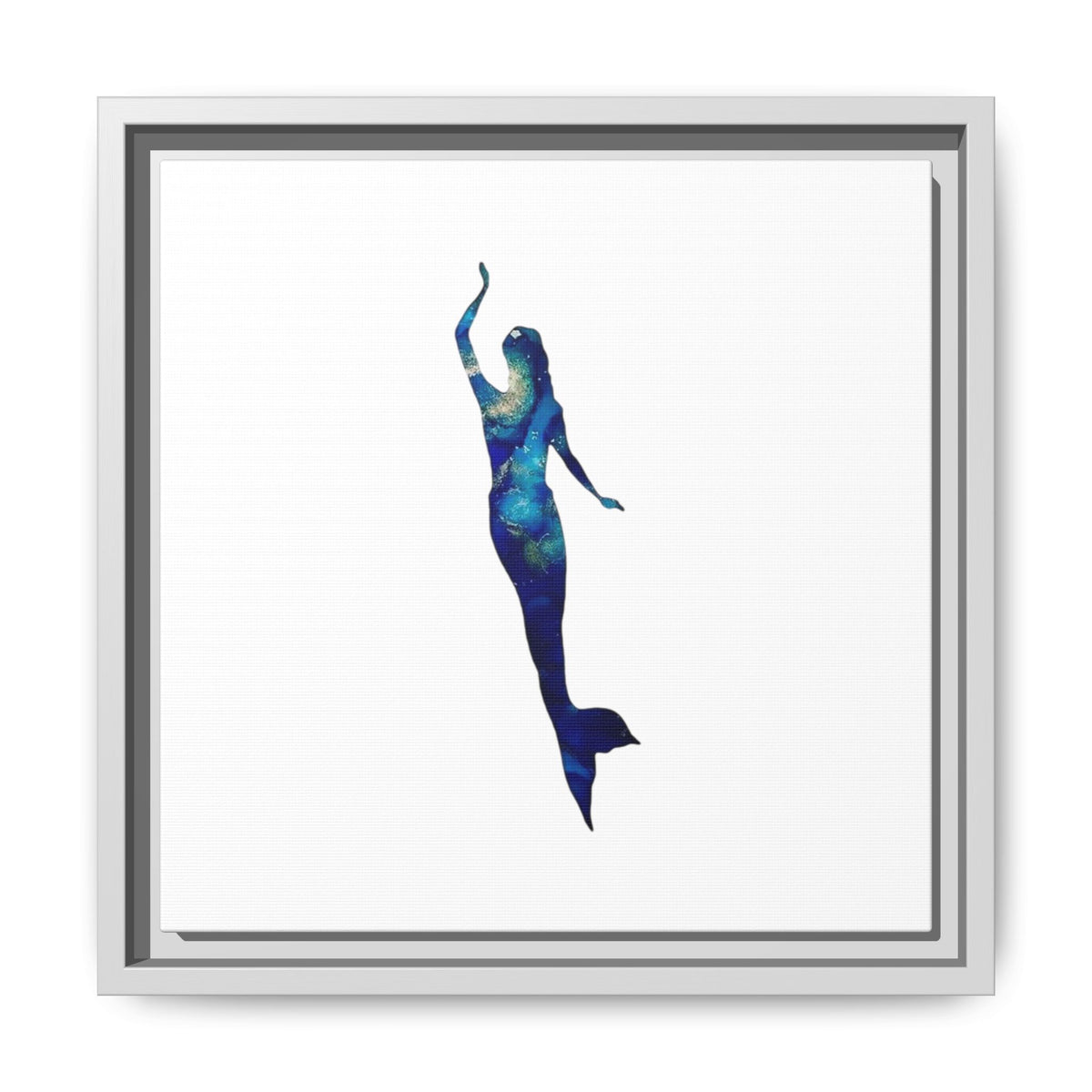 Mermaid 3, Matte Canvas, Framed (Multi-color)