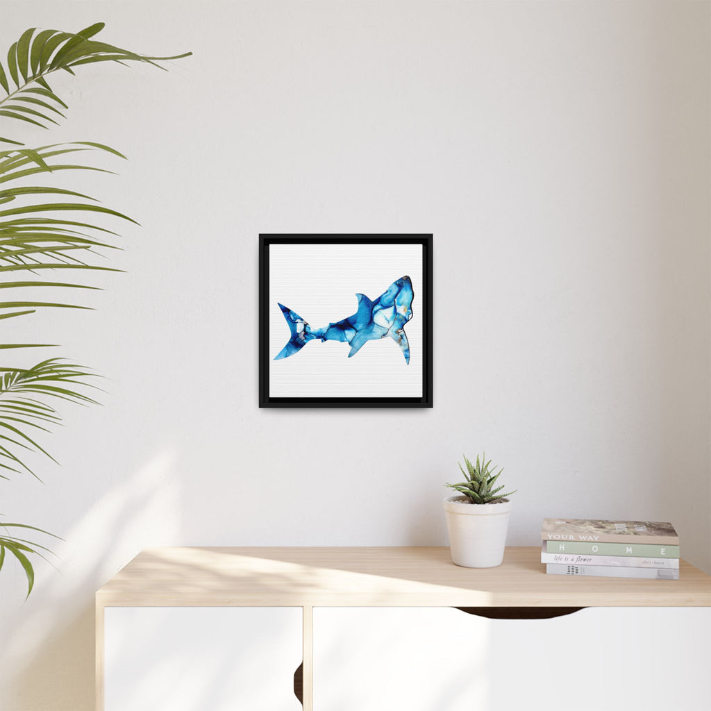 Great White 1, Matte Canvas, Framed (Multi-color)