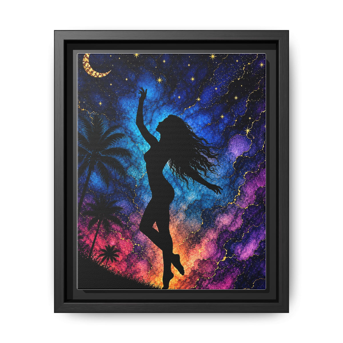 Luna Woman, Matte Canvas, Framed (Multi-color)