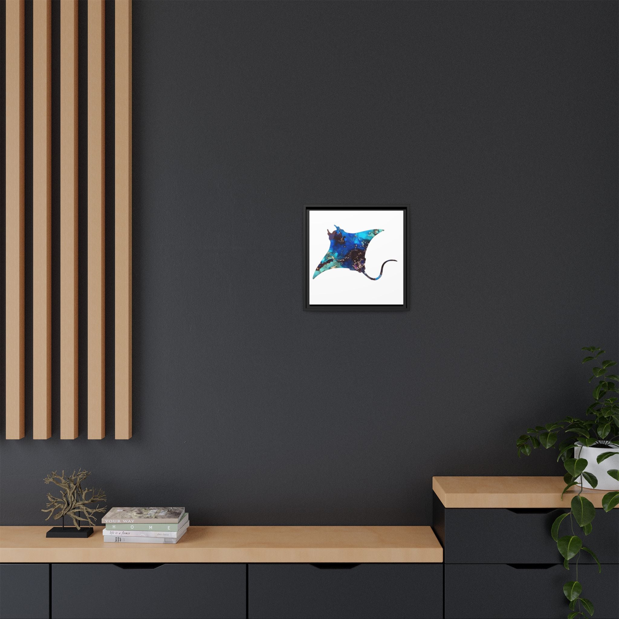 Ray 2, Matte Canvas, Framed (Multi-color)