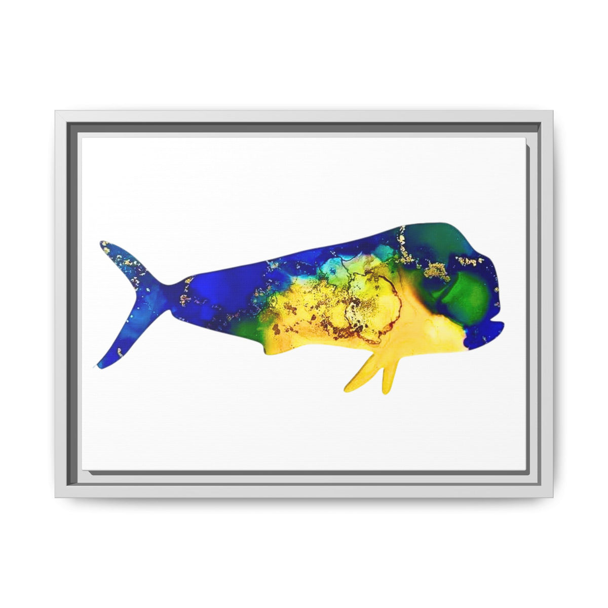Mahi Mahi, Matte Canvas, Framed (Multi-color)