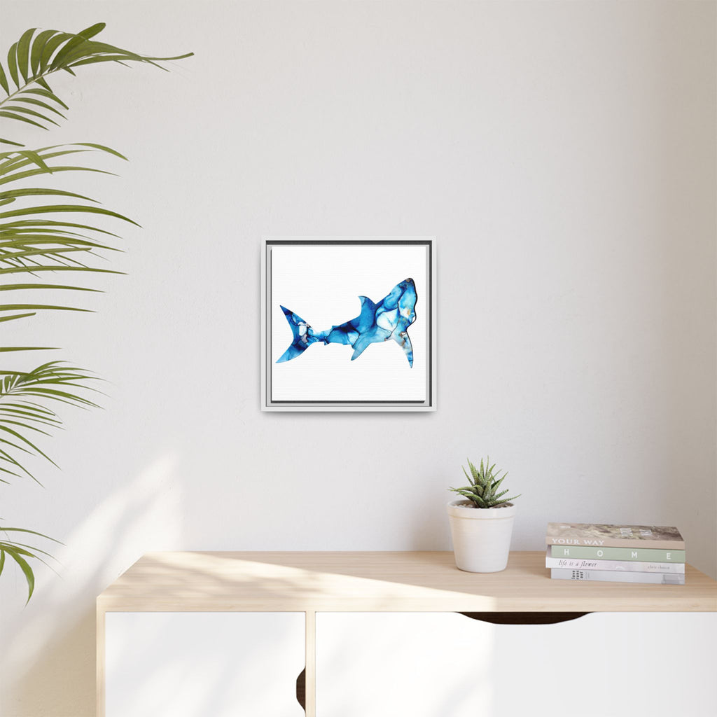 Great White 1, Matte Canvas, Framed (Multi-color)