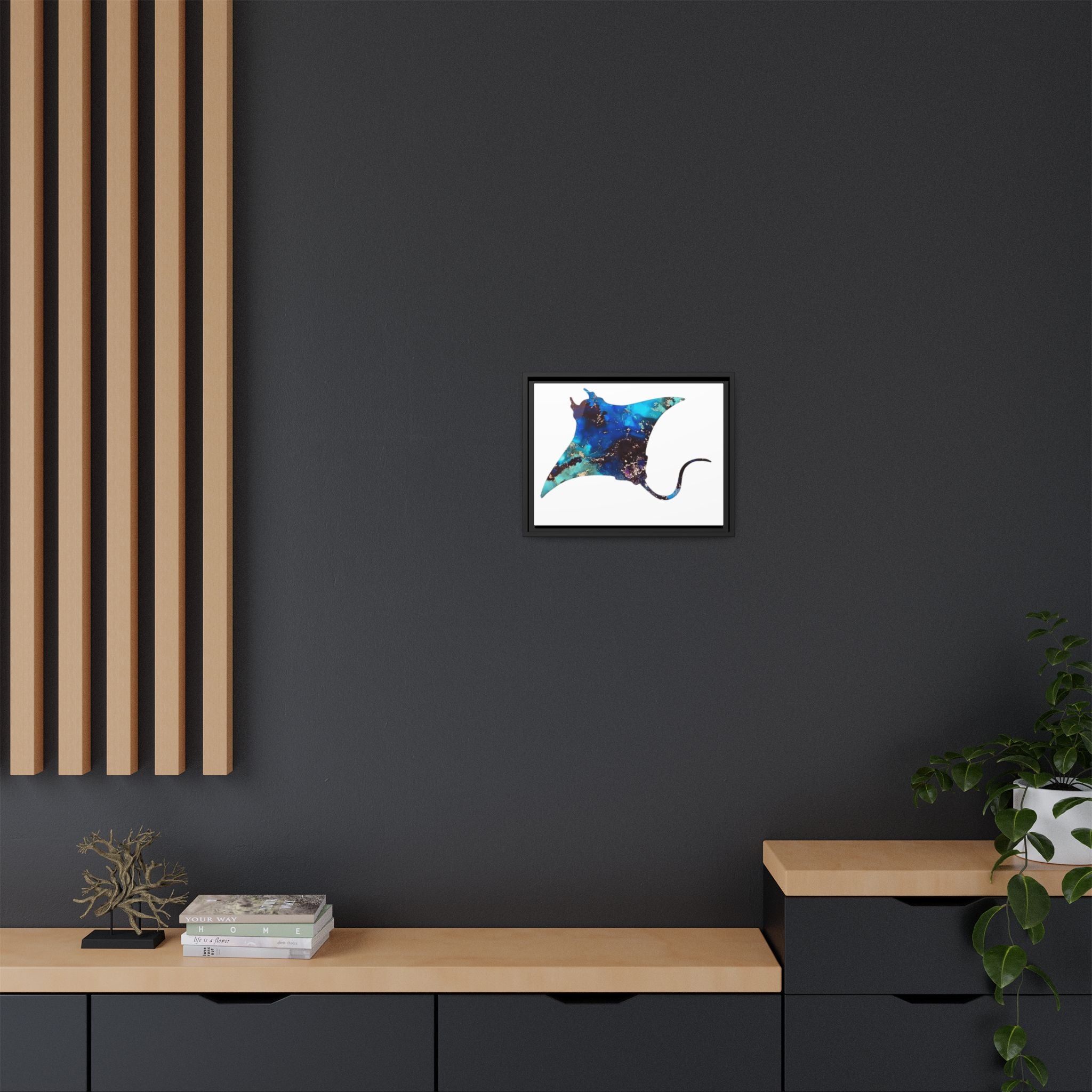 Ray 2, Matte Canvas, Framed (Multi-color)