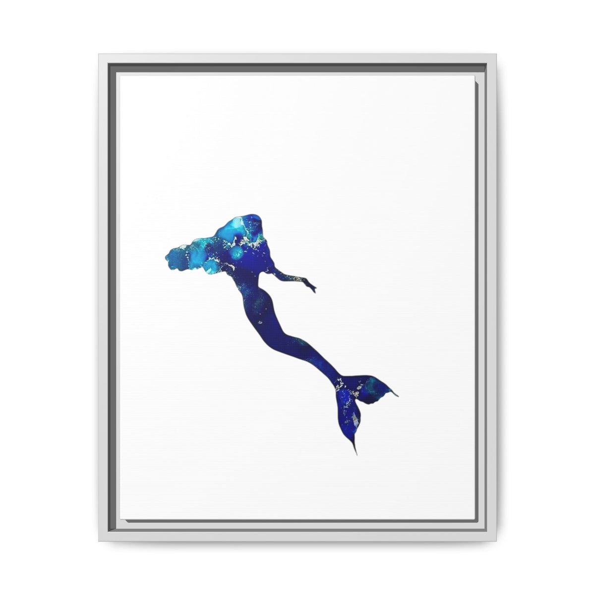 Mermaid 2, Matte Canvas, Framed (Multi-color)