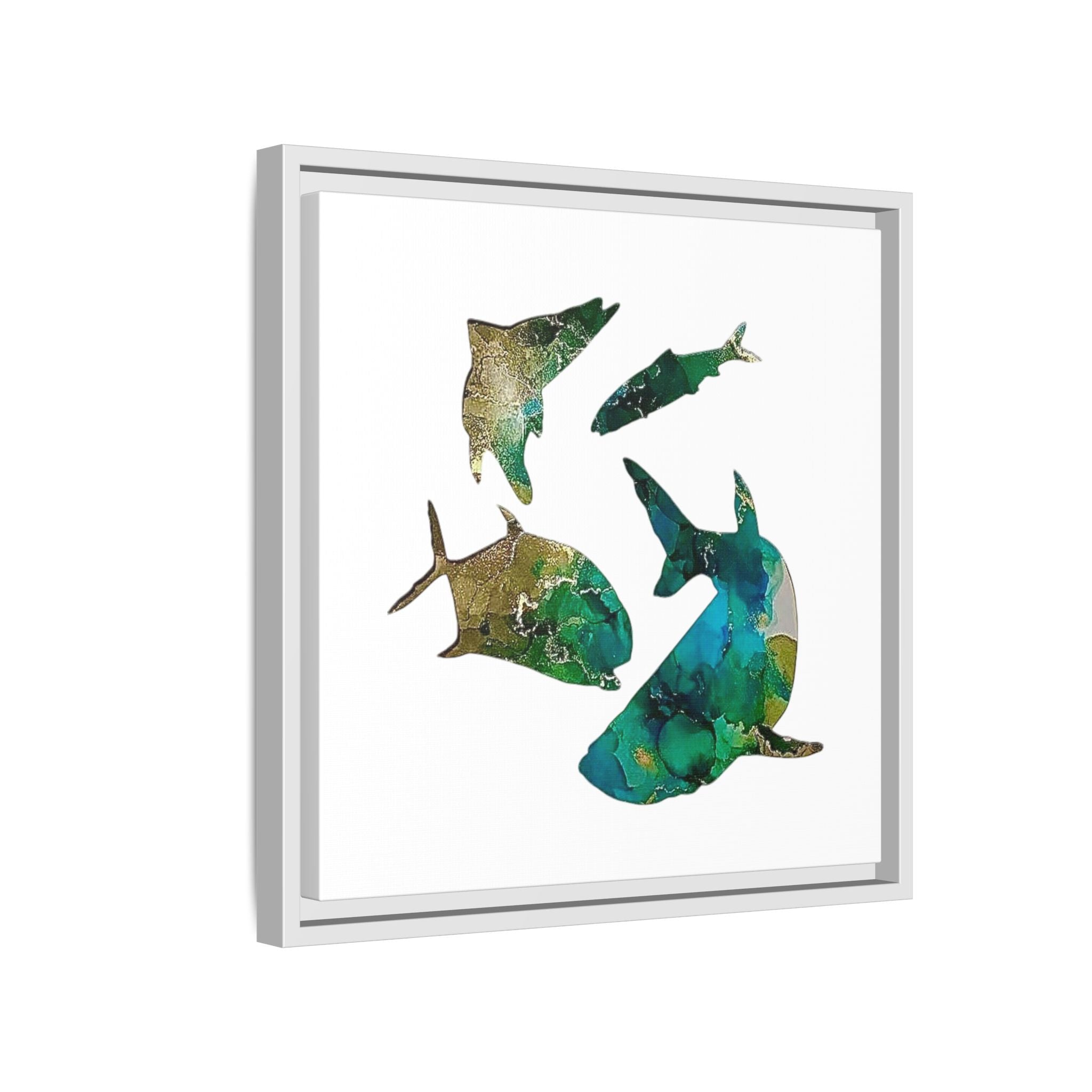 Matte Canvas, Framed (Multi-color)