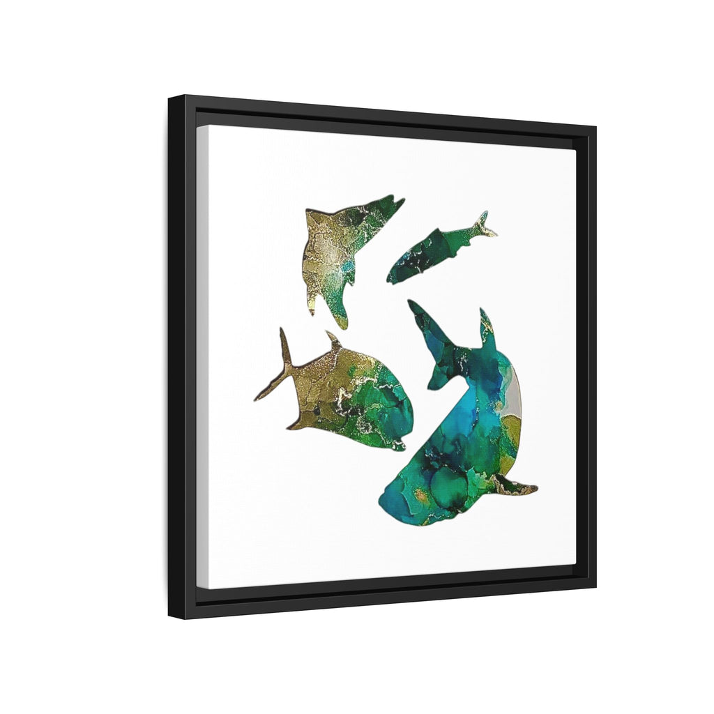 Matte Canvas, Framed (Multi-color)