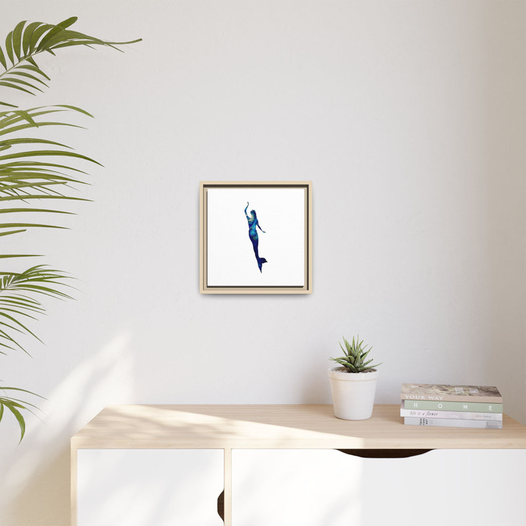 Mermaid 3, Matte Canvas, Framed (Multi-color)